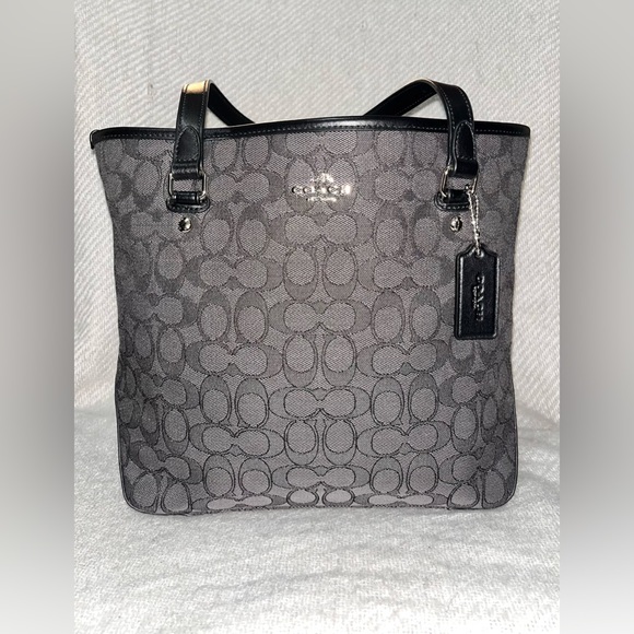 Coach Handbags - NWT Medium Grey Coach Tote